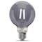 Feit Electric Feit G25 E26 (Medium) Filament LED Bulb Smoke Daylight 40 Watt Equivalence 1 pk G25/SMK/VG/LED - alternate 2